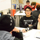 Ian Aberbach and Sydney Steiner, high school students learning web development at the Flatiron School.